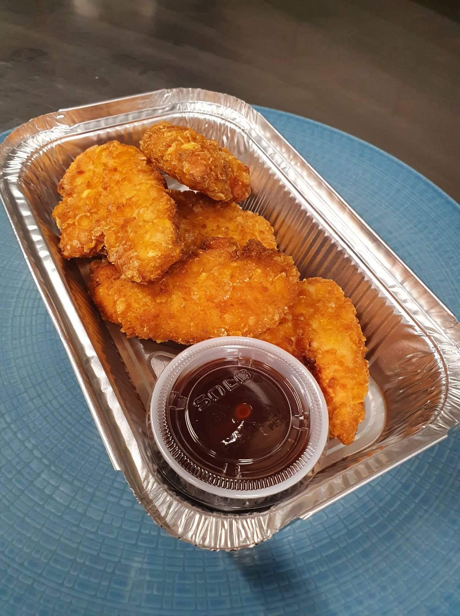 Nuggets de poulet sauce barbecue Cafe pépone